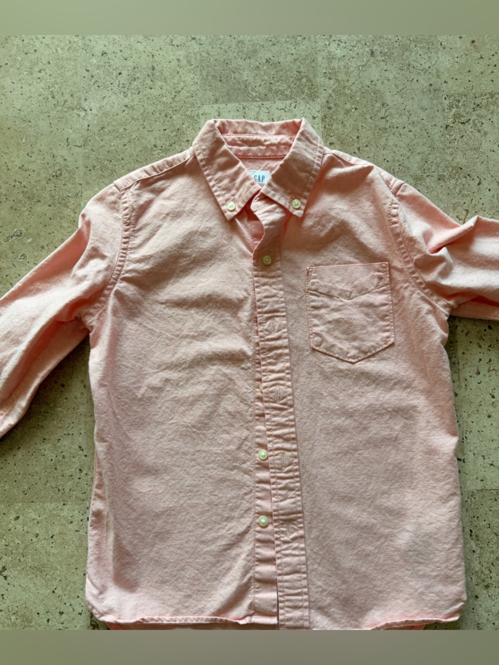 GAP Kids Coral Button-Up Shirt